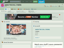 Tablet Screenshot of amon-the-evil-cyborg.deviantart.com