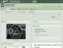 Tablet Screenshot of linkinpark-klub.deviantart.com