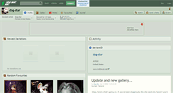Desktop Screenshot of dog-star.deviantart.com