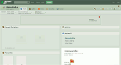 Desktop Screenshot of meowandla.deviantart.com