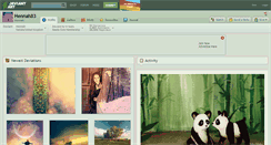 Desktop Screenshot of hennah83.deviantart.com