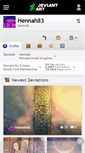 Mobile Screenshot of hennah83.deviantart.com