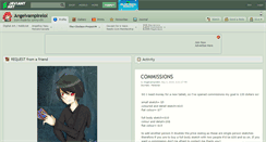 Desktop Screenshot of angelvampirelol.deviantart.com
