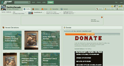Desktop Screenshot of destinydecade.deviantart.com