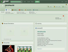 Tablet Screenshot of nikhilpatel08.deviantart.com