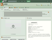 Tablet Screenshot of cid500.deviantart.com