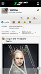 Mobile Screenshot of halessa.deviantart.com