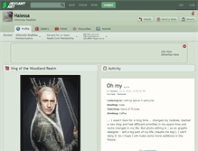 Tablet Screenshot of halessa.deviantart.com