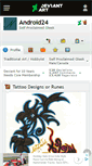 Mobile Screenshot of android24.deviantart.com