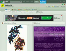 Tablet Screenshot of android24.deviantart.com