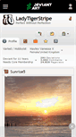 Mobile Screenshot of ladytigerstripe.deviantart.com