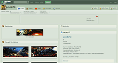 Desktop Screenshot of powdersc.deviantart.com