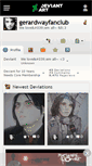 Mobile Screenshot of gerardwayfanclub.deviantart.com