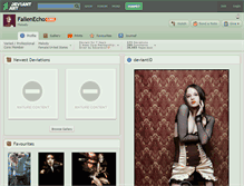 Tablet Screenshot of fallenecho.deviantart.com