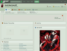 Tablet Screenshot of grell-red-sutcliff.deviantart.com