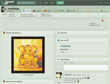 Tablet Screenshot of nimbolkar.deviantart.com
