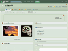 Tablet Screenshot of el-diablo99.deviantart.com