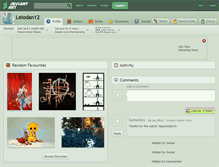 Tablet Screenshot of leiodan12.deviantart.com