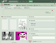 Tablet Screenshot of keiko-san.deviantart.com