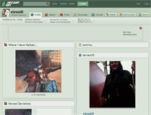 Tablet Screenshot of elessidil.deviantart.com