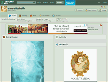 Tablet Screenshot of anna-elizabeth.deviantart.com