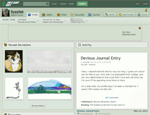 Tablet Screenshot of dyzzilet.deviantart.com
