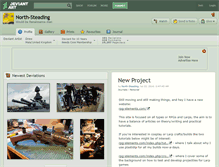 Tablet Screenshot of north-steading.deviantart.com