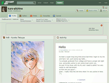 Tablet Screenshot of kuro-alichino.deviantart.com