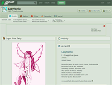 Tablet Screenshot of ladyraella.deviantart.com