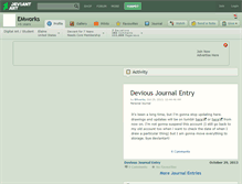 Tablet Screenshot of emworks.deviantart.com