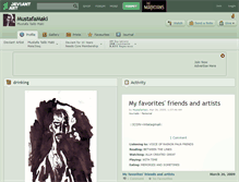 Tablet Screenshot of mustafamaki.deviantart.com