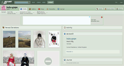 Desktop Screenshot of bubu-grape.deviantart.com