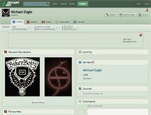 Tablet Screenshot of michael-eagle.deviantart.com