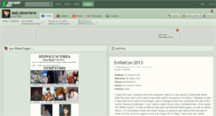 Desktop Screenshot of lady-jenevieve.deviantart.com