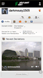 Mobile Screenshot of darkmousy2505.deviantart.com