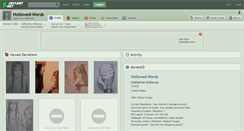 Desktop Screenshot of hollowed-words.deviantart.com