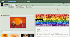 Desktop Screenshot of metamora.deviantart.com