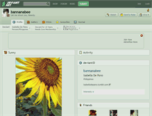 Tablet Screenshot of bannanabee.deviantart.com