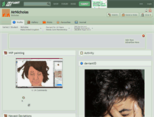 Tablet Screenshot of mrnicholas.deviantart.com