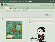 Tablet Screenshot of iniko.deviantart.com