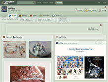 Tablet Screenshot of kellina.deviantart.com