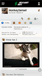 Mobile Screenshot of monkeysensei.deviantart.com