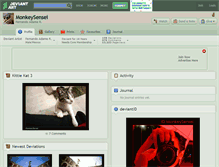 Tablet Screenshot of monkeysensei.deviantart.com