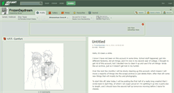 Desktop Screenshot of frozendaydream.deviantart.com