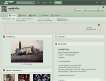 Tablet Screenshot of matakiriku.deviantart.com