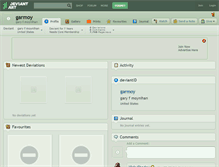 Tablet Screenshot of garmoy.deviantart.com