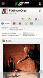 Mobile Screenshot of platinumorgy.deviantart.com