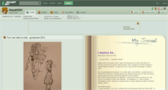 Desktop Screenshot of hazukigirl.deviantart.com