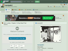 Tablet Screenshot of marajade3.deviantart.com