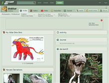 Tablet Screenshot of drakkor.deviantart.com